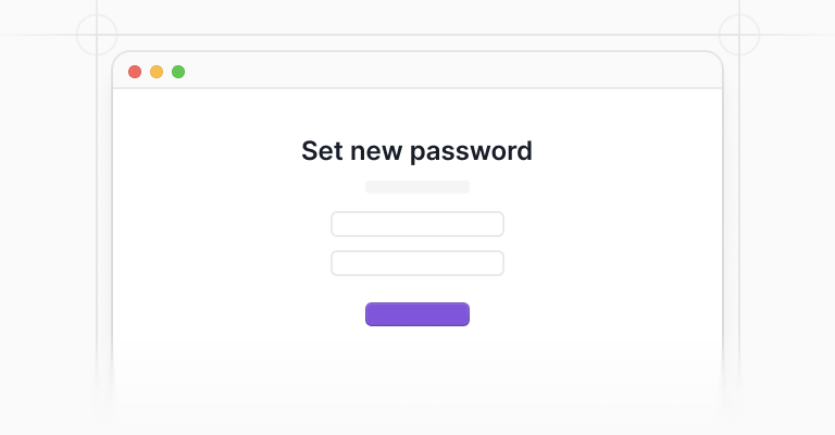 Forgot password pages